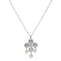 Collier Rosso Prezioso Femme Lady Like Cross in Argent CD2060LK - CD2060LK